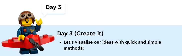 design sprint day 3 banner - create it